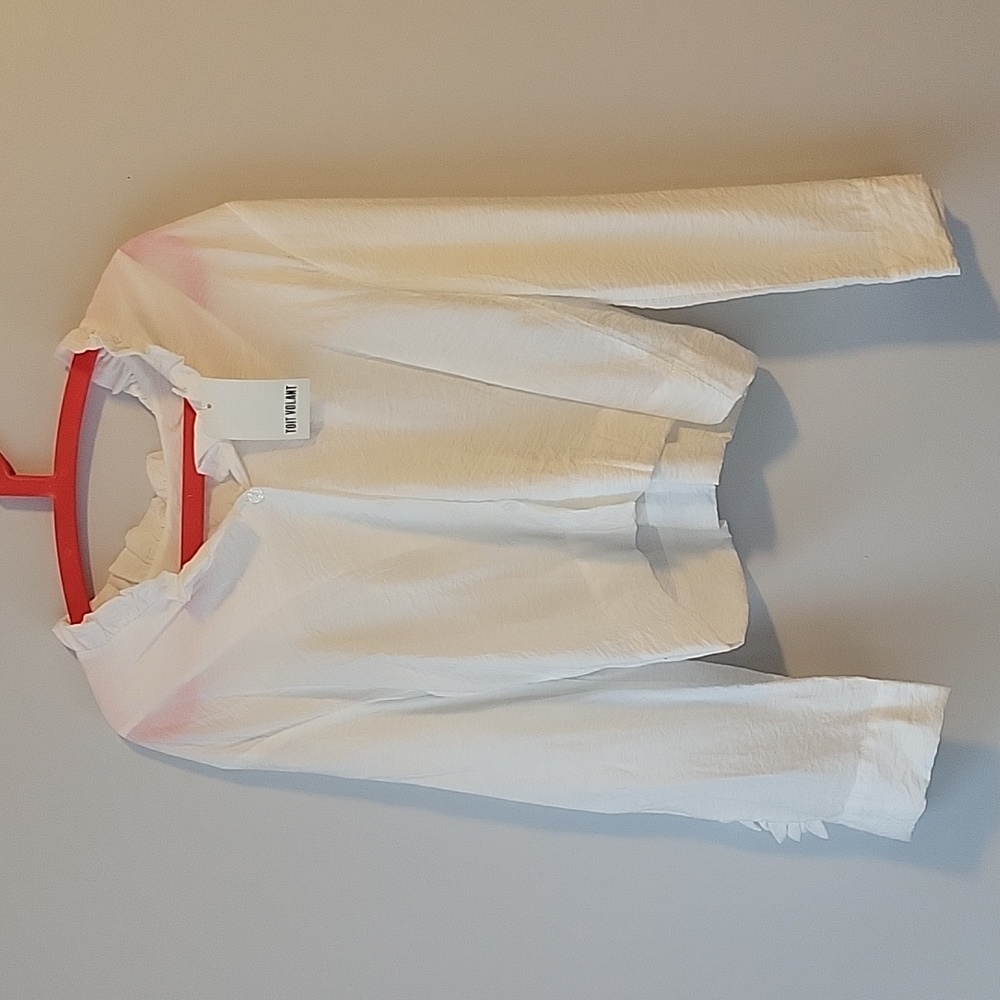 Sheer TOIT VOLANT Blouse
